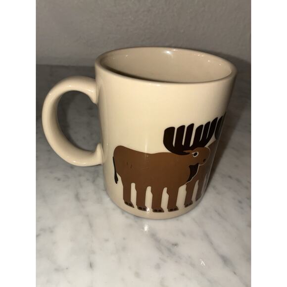 Vintage Taylor And Ng Brown Moose Cups Set of 3 Mugs - Picture 4 of 8